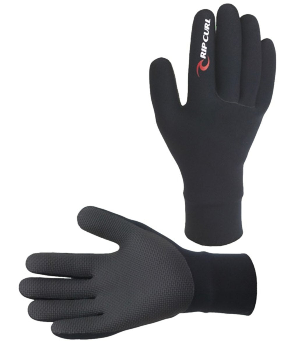 Rip Curl, Rip Curl Classic 5 Finger Glove-Unisex Black
